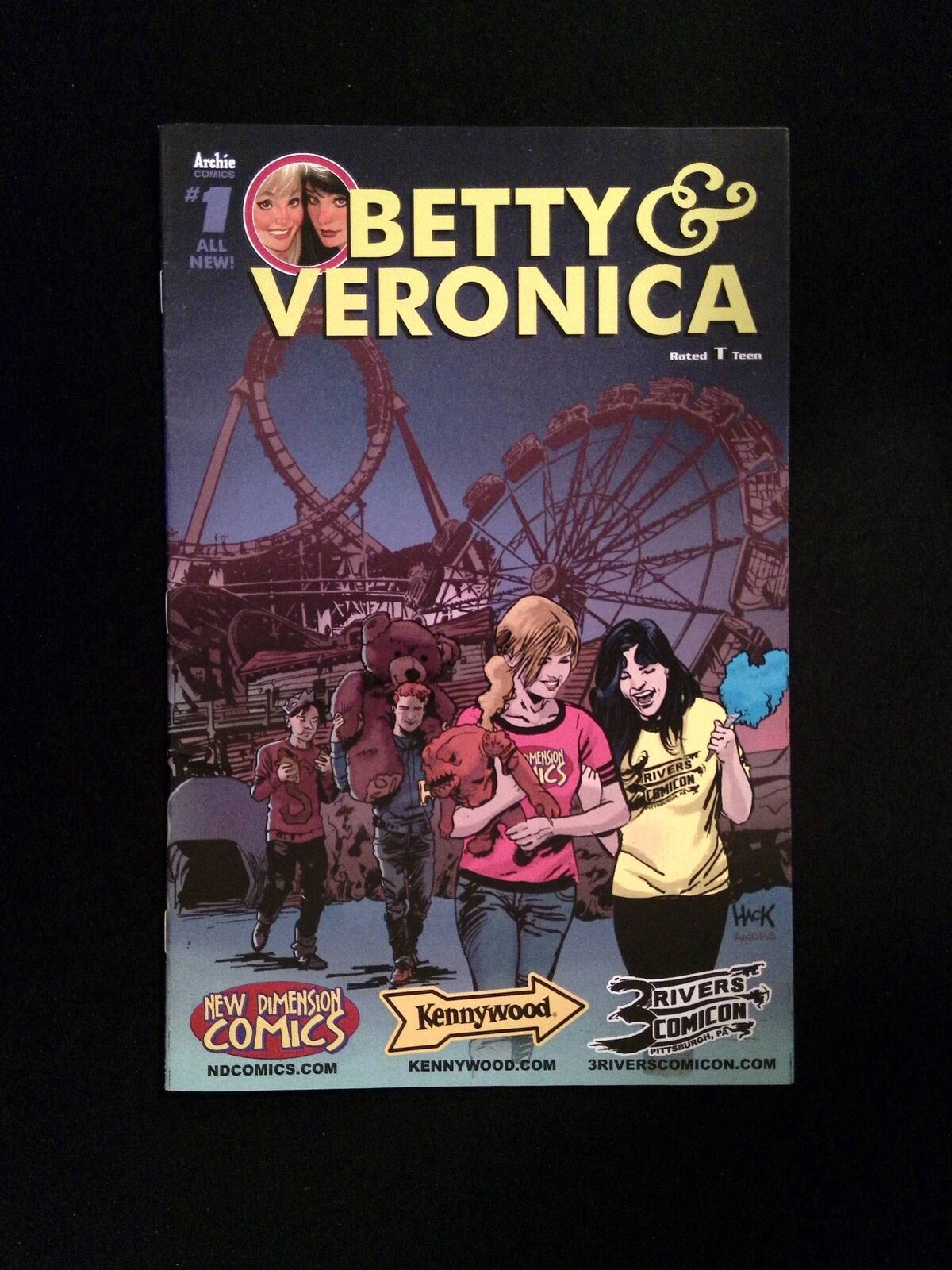 Betty and Veronica #1RCC (2ND SERIES) ARCHIE Comics 2016 VF+  HUGHES VARIANT