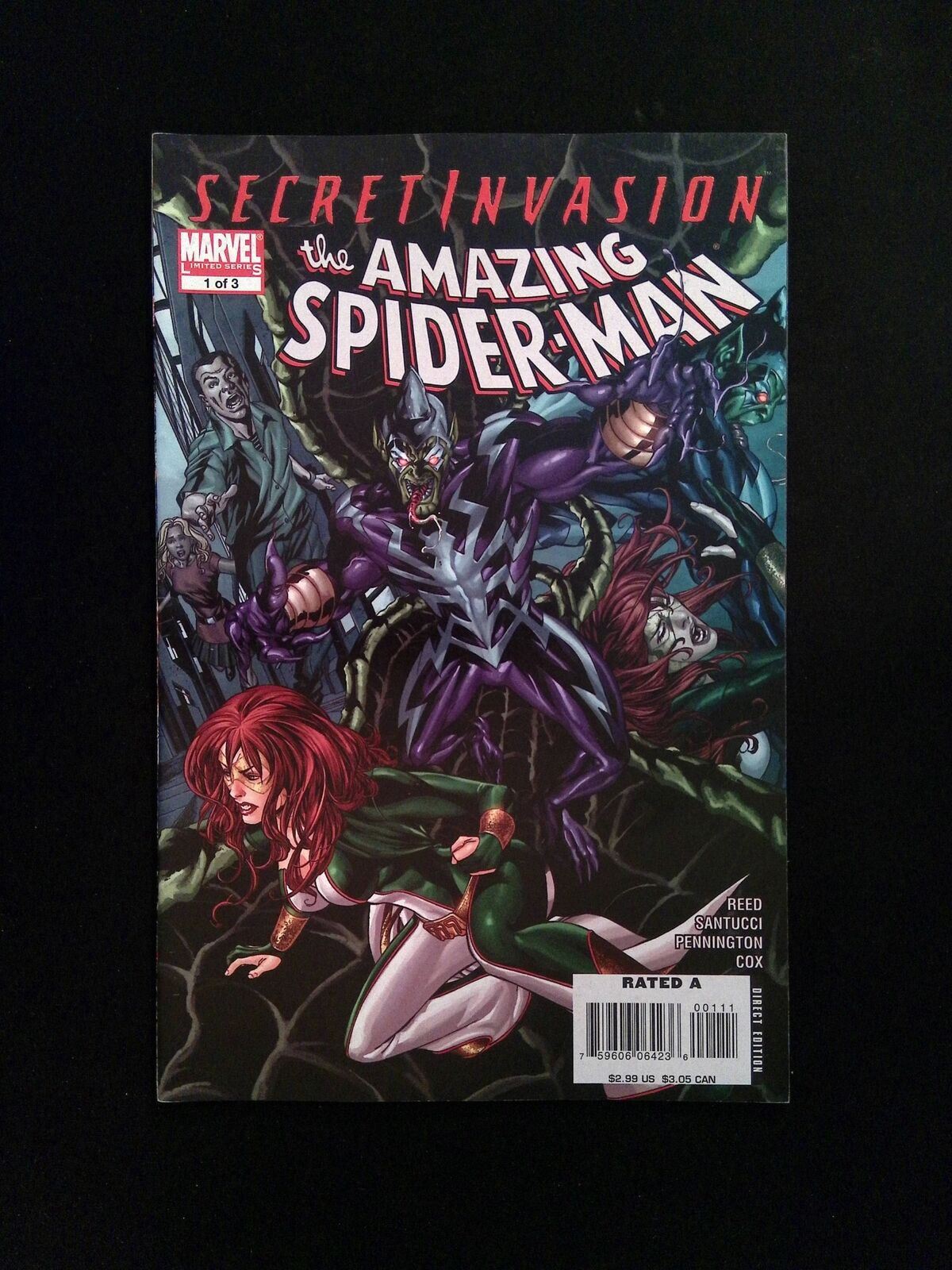 Secret Invasion Amazing Spider-Man #1  MARVEL Comics 2008 NM-