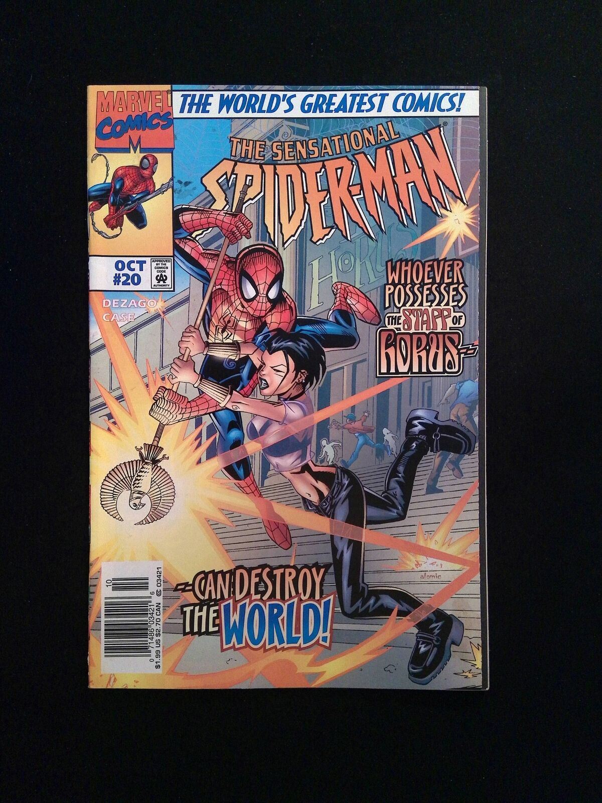 Sensational Spider-Man #20  MARVEL Comics 1997 VF+ NEWSSTAND