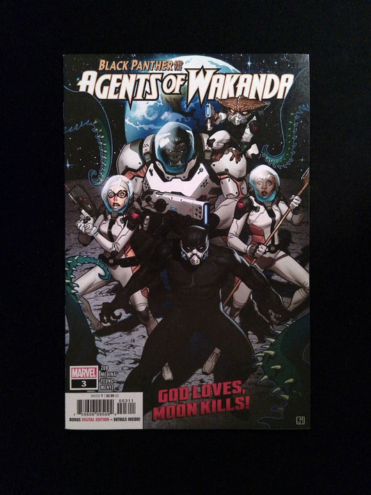 Black Panther And The Agents Of Wakanda #3  MARVEL 2020 VF+  LOPEZ VARIANT