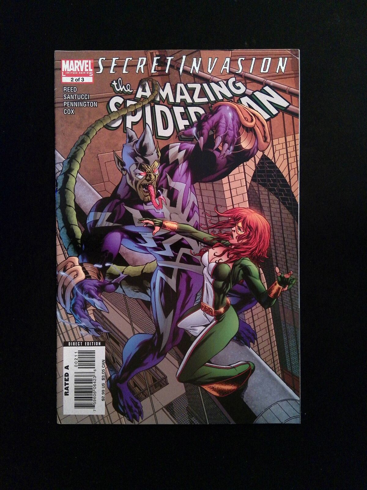 Secret Invasion Amazing Spider-Man #2  MARVEL Comics 2008 VF+