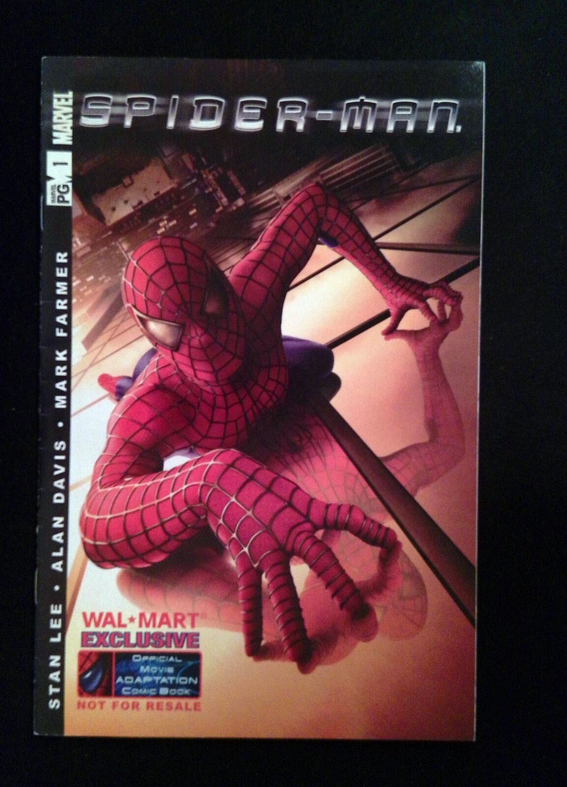 Spider-Man  The Official Movie  Adapation #1B  MARVEL 2002 VF  Variant Cover