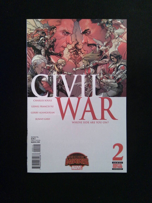 Civil War Secret Wars #2  Marvel Comics 2015 NM+