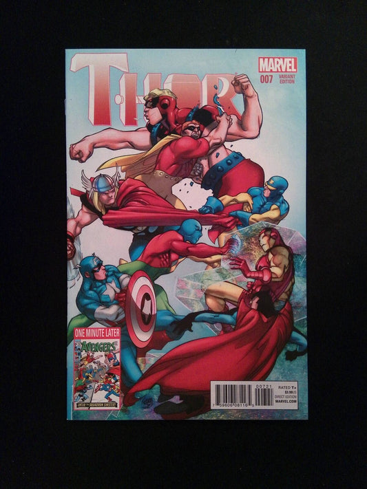 Thor #7B (4th Series) Marvel Comics 2015 NM  1/15 Variant