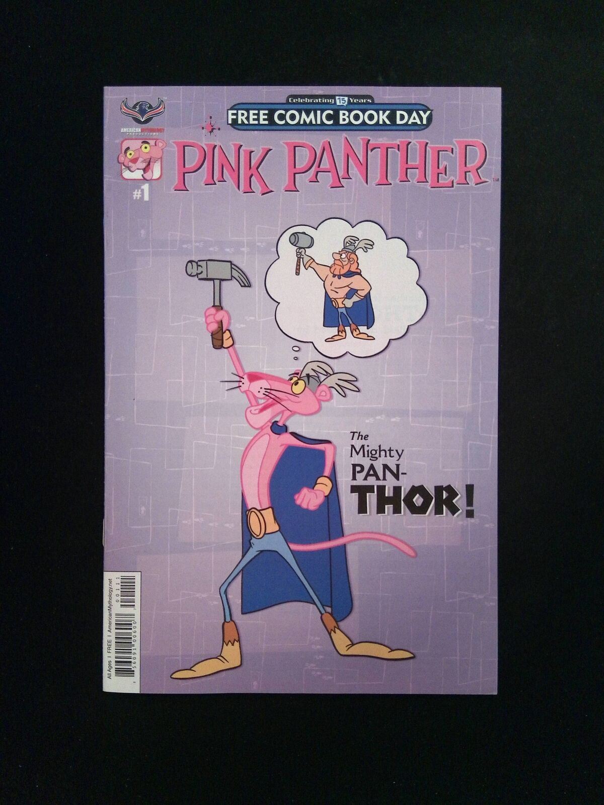 Pink Panther #1  American Mythology Comics 2016 VF/NM  FCBD