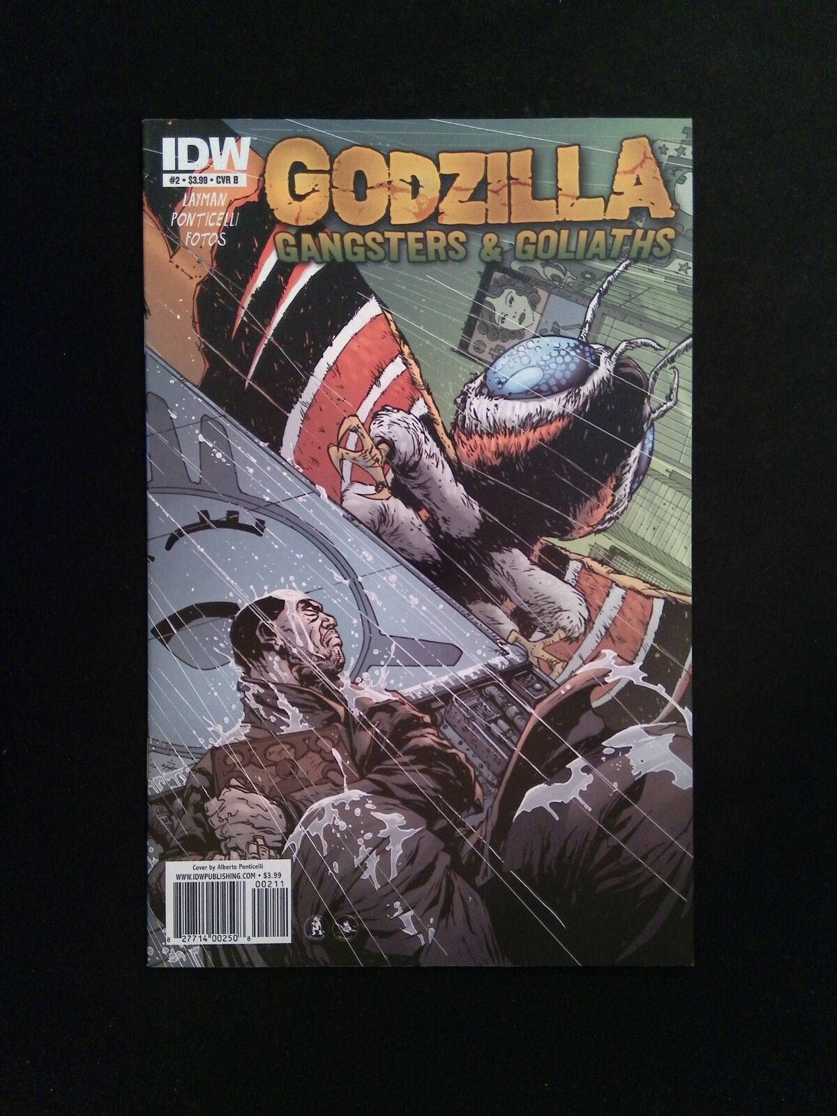 Godzilla Gangsters and Goliaths #2B  IDW Comics 2011 VF/NM