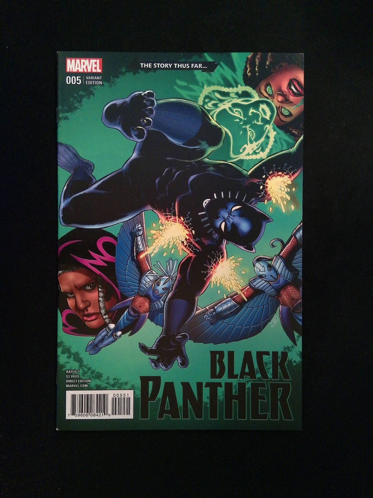 Black Panther #5F (5TH SERIES) MARVEL Comics 2016 VF+ NEWSSTAND VARIANT COVER