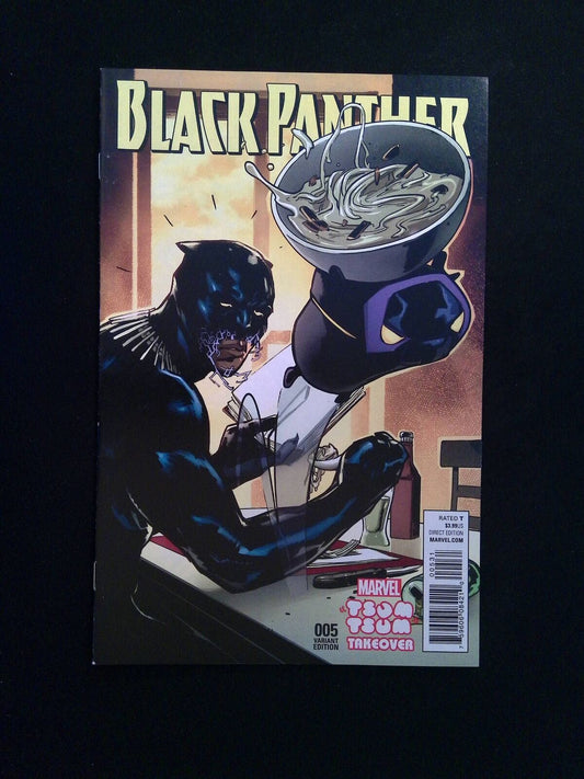 Black Panther #5G (5TH SERIES) MARVEL Comics 2016 VF+  VARIANT COVER