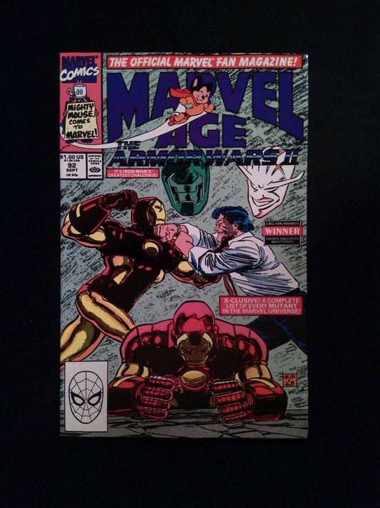 Marvel Age #92  MARVEL Comics 1990 VF+