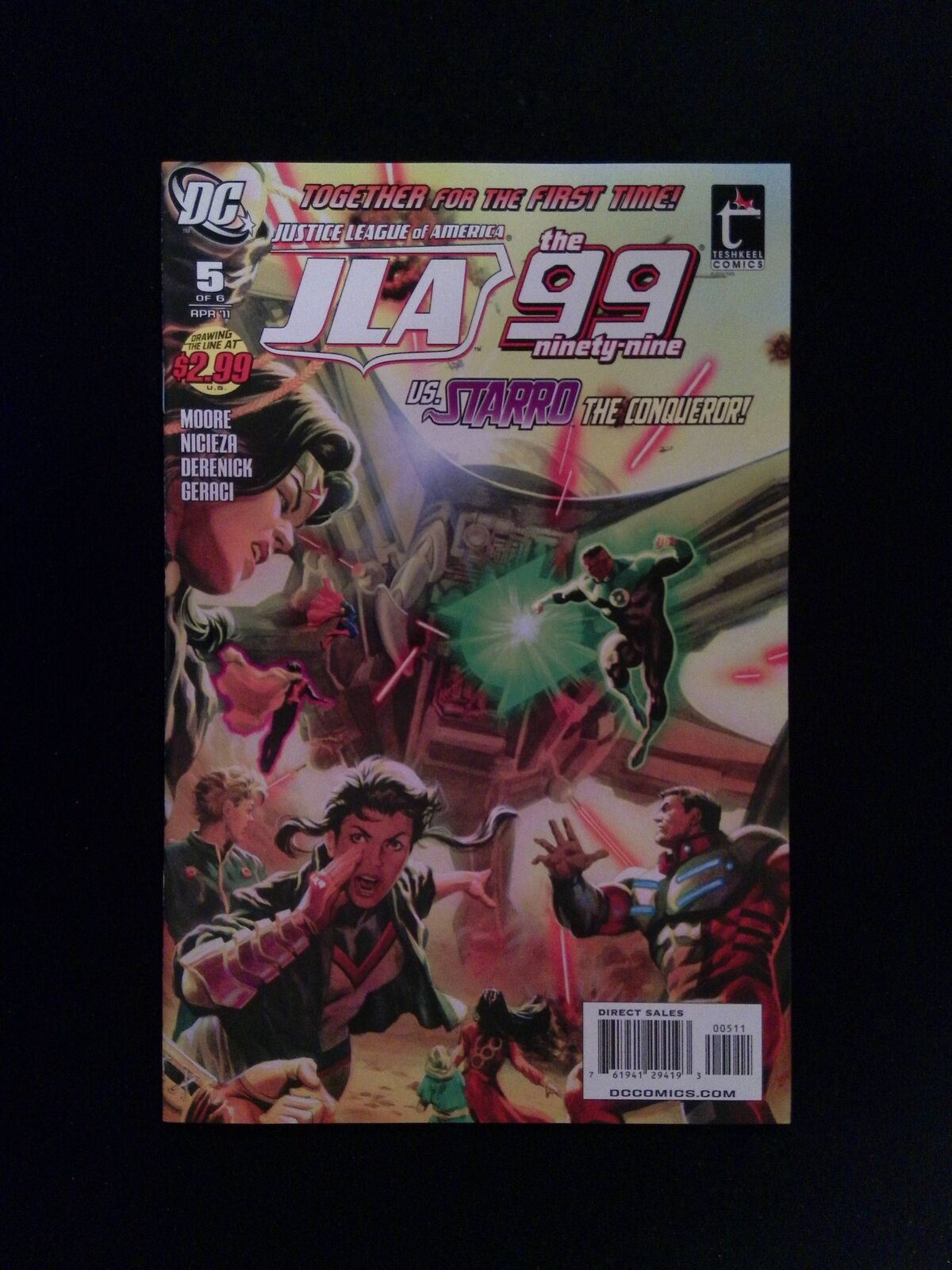 JLA The 99 #5  DC Comics 2011 VF+