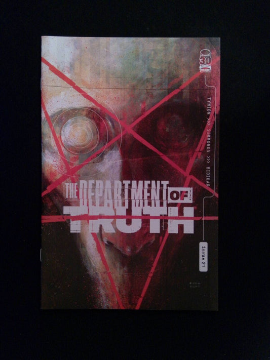 Department of Truth #21  IMAGE Comics 2022 VF/NM