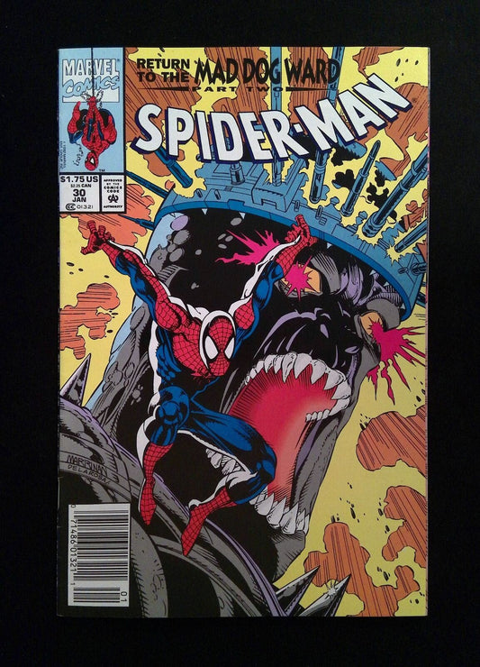 Spider-Man  #30  Marvel Comics 1993 VF+ Newsstand