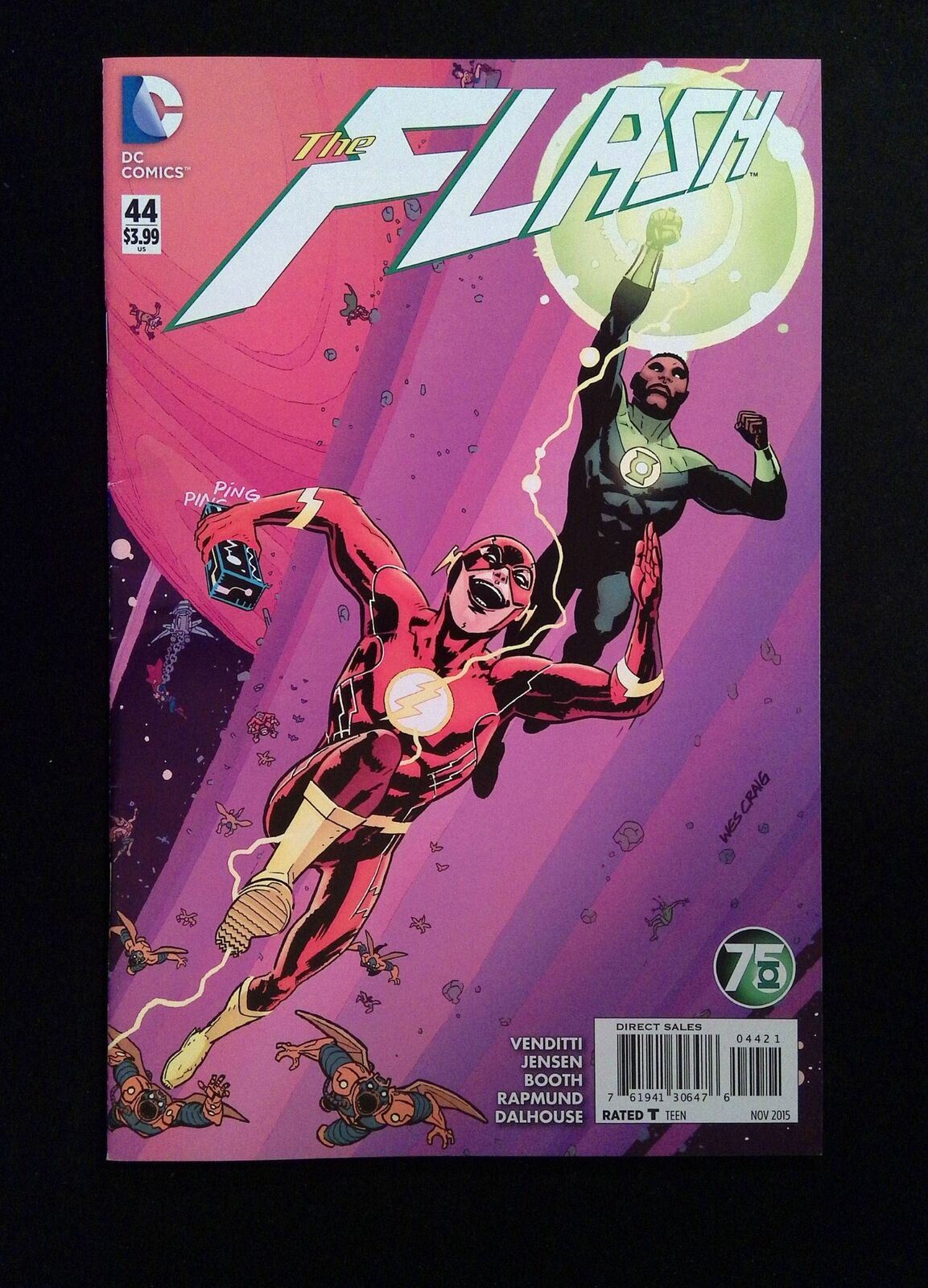 Flash #44B (4th Series) DC Comics 2015 VF+  Craig Variant