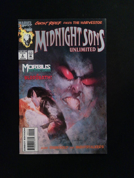 Midnight Sons Unlimited #2  Marvel Comics 1993 NM-