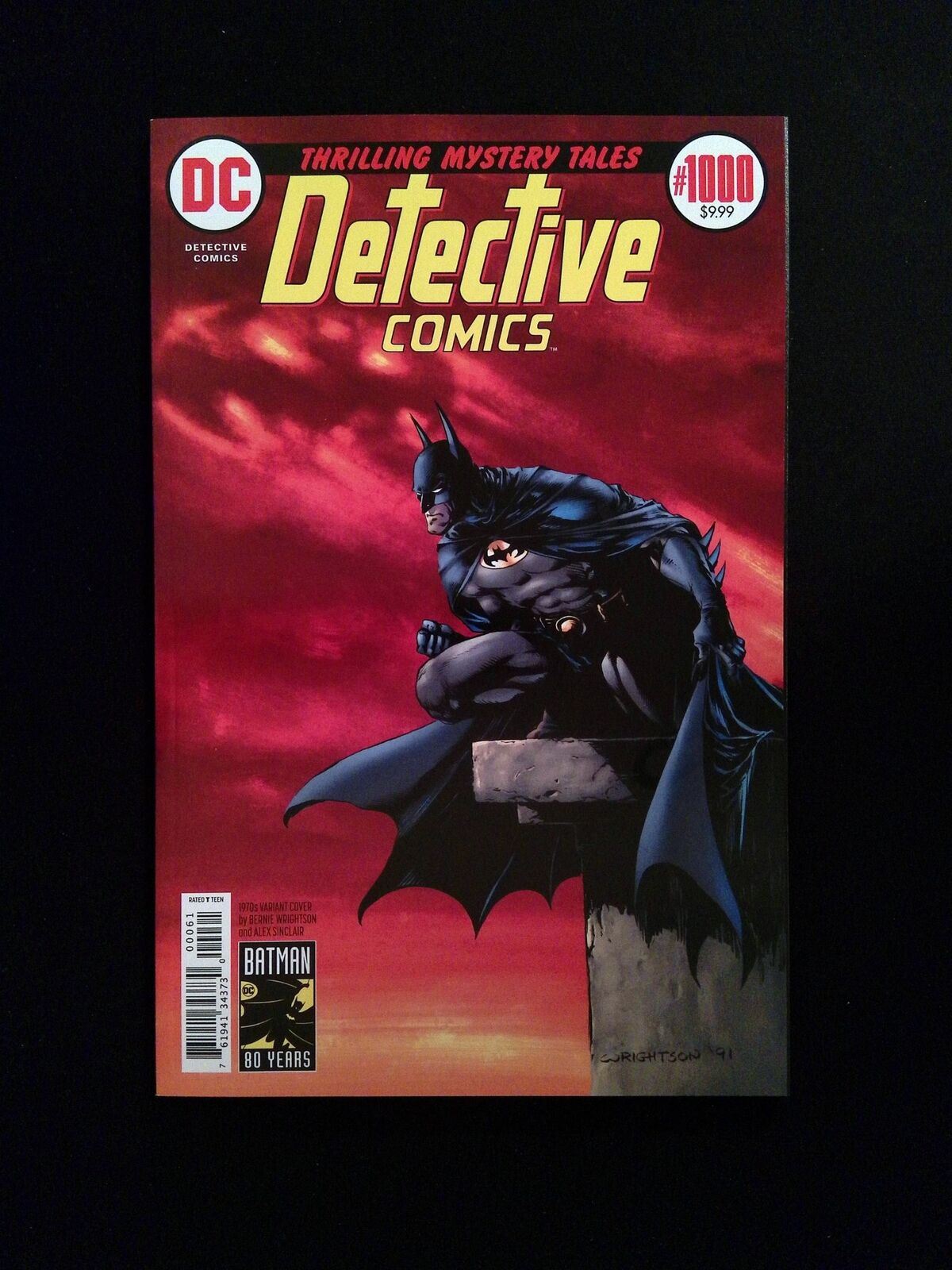 Detective Comics  #1000F (3RD SERIES) DC Comics 2019 NM+  WRIGHTSON VARIANT