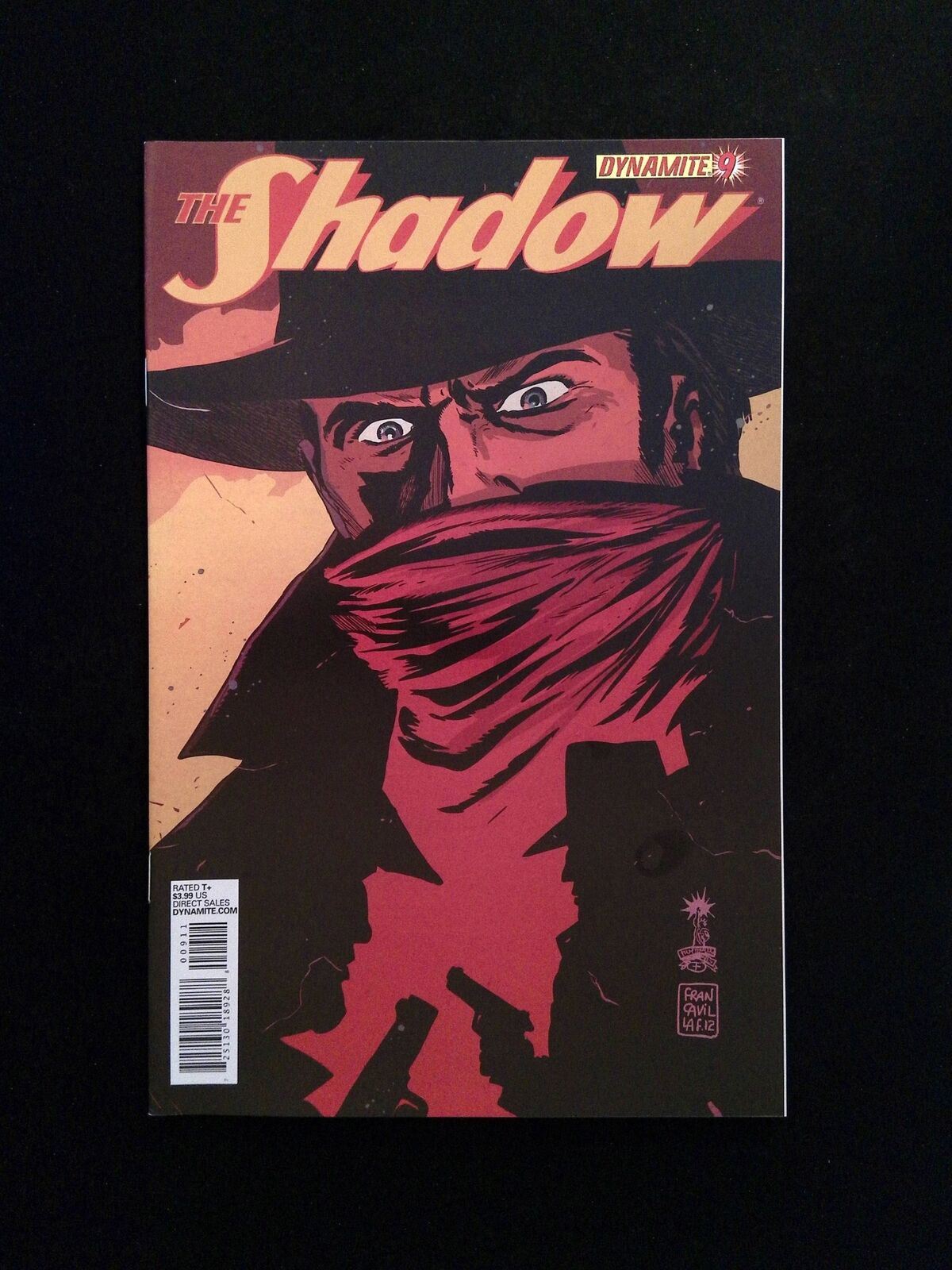 Shadow #9D  DYNAMITE Comics 2013 NM  Francovilla Variant