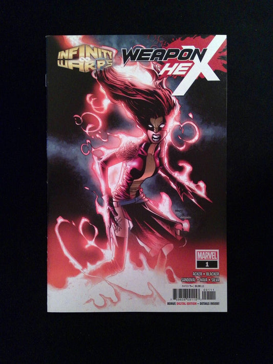 Infinity Warps Weapon Hex #1  Marvel Comics 2018 VF/NM