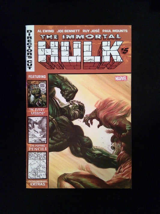 Immortal Hulk #5DC  Marvel Comics 2018 NM  Director's Cut