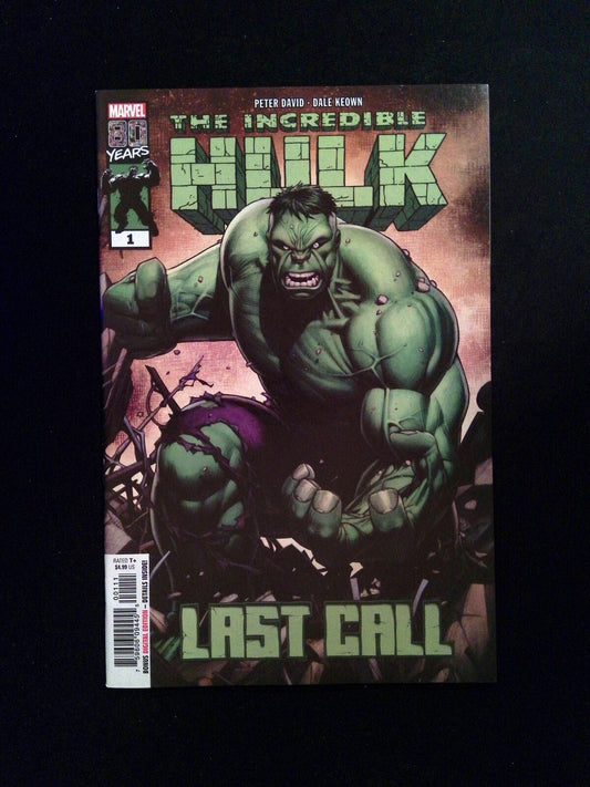 Incredible Hulk Last Call #1  MARVEL Comics 2019 NM