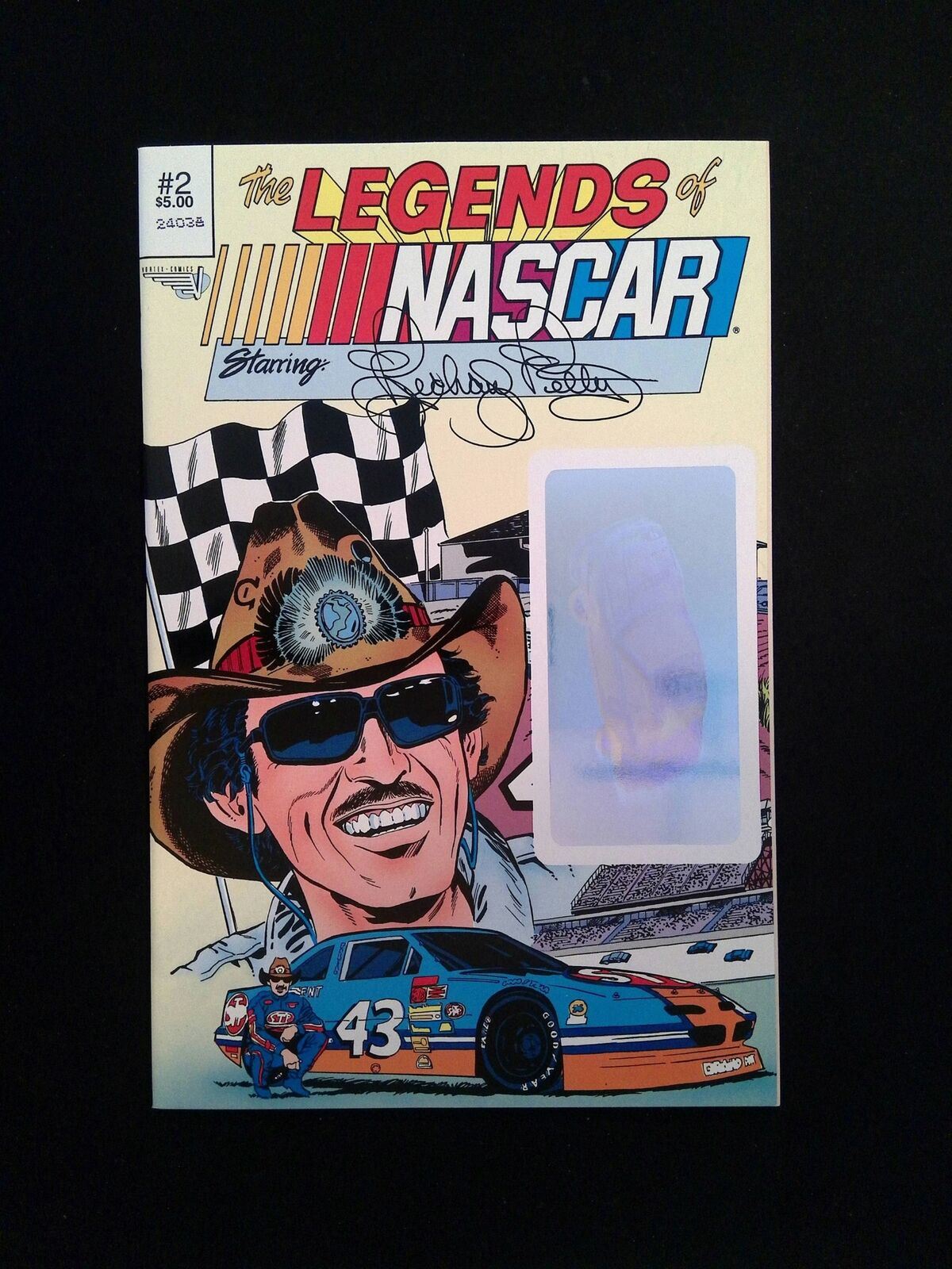 Legends of Nascar #2B  VORTEX Comics 1990 NM+  VARIANT COVER