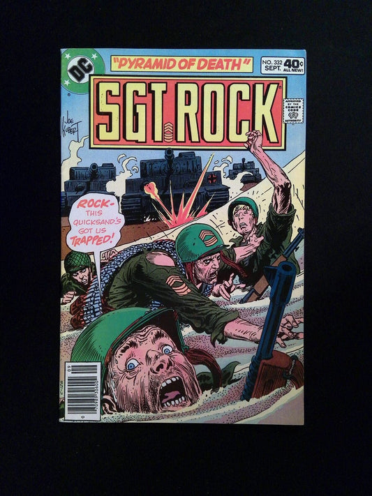 Sgt. Rock #332  DC Comics 1979 VF+ Newsstand