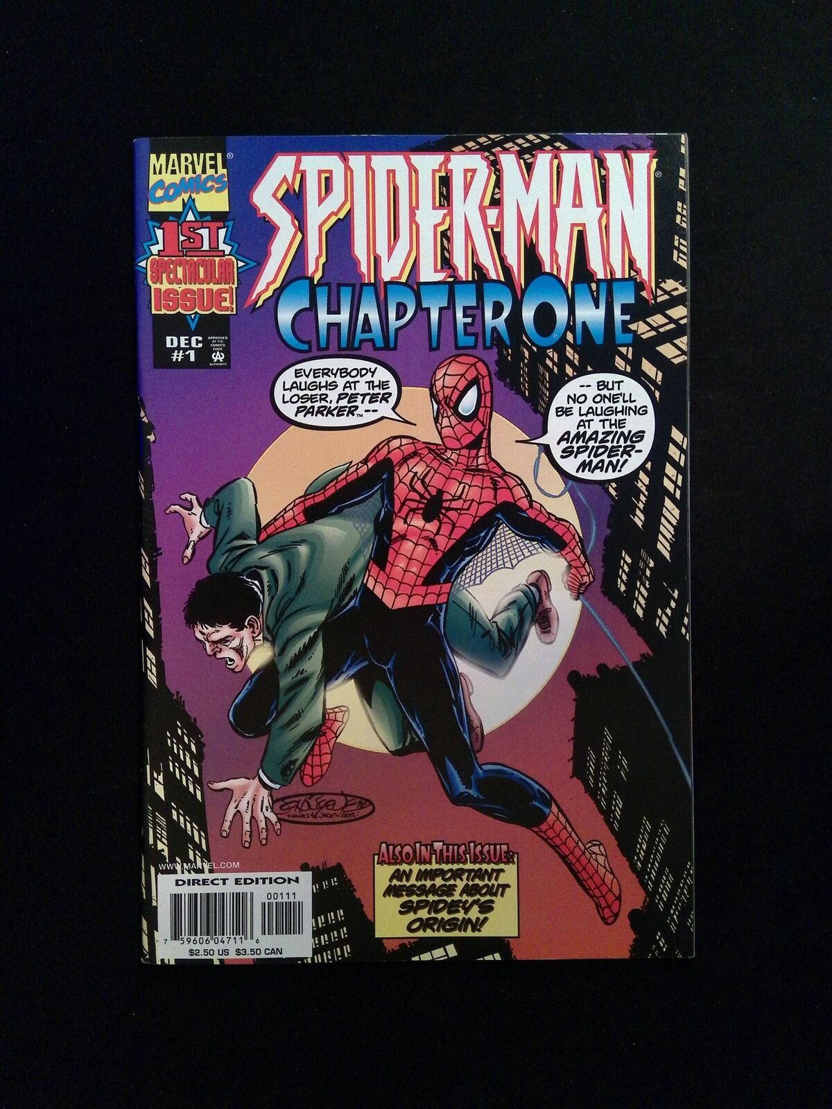 Spider-Man Chapter One #3  MARVEL Comics 1999 VF+ NEWSSTAND