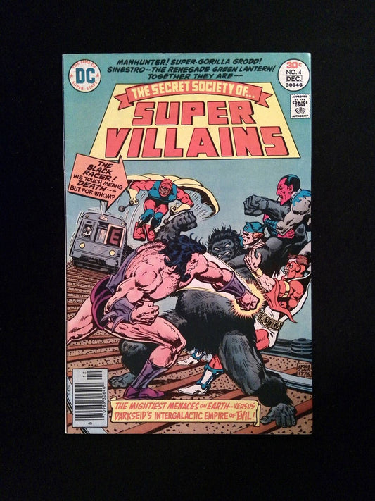 Secret Society of Super Villains #4  DC Comics 1976 VF- NEWSSTAND