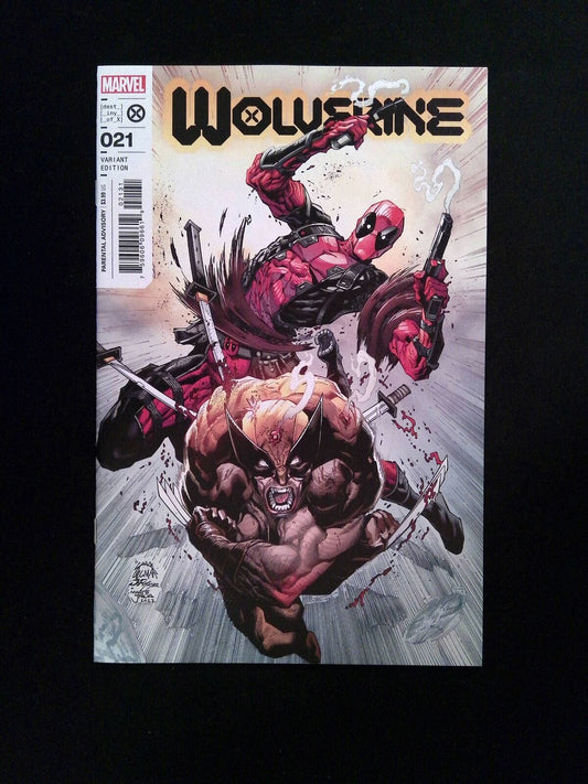 Wolverine #21C (6th Series) Marvel Comics 2022 NM  Stegman Variant