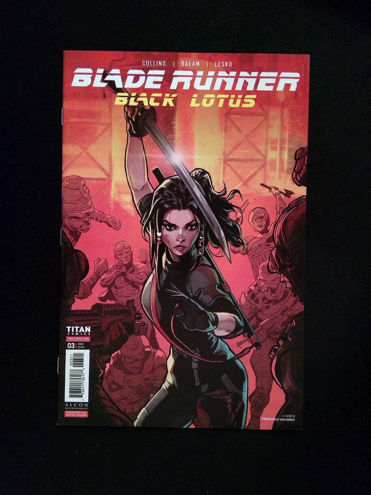 Blade Runner Black Lotus #3B  Titan Comics 2022 VF/NM  Dagnino Variant
