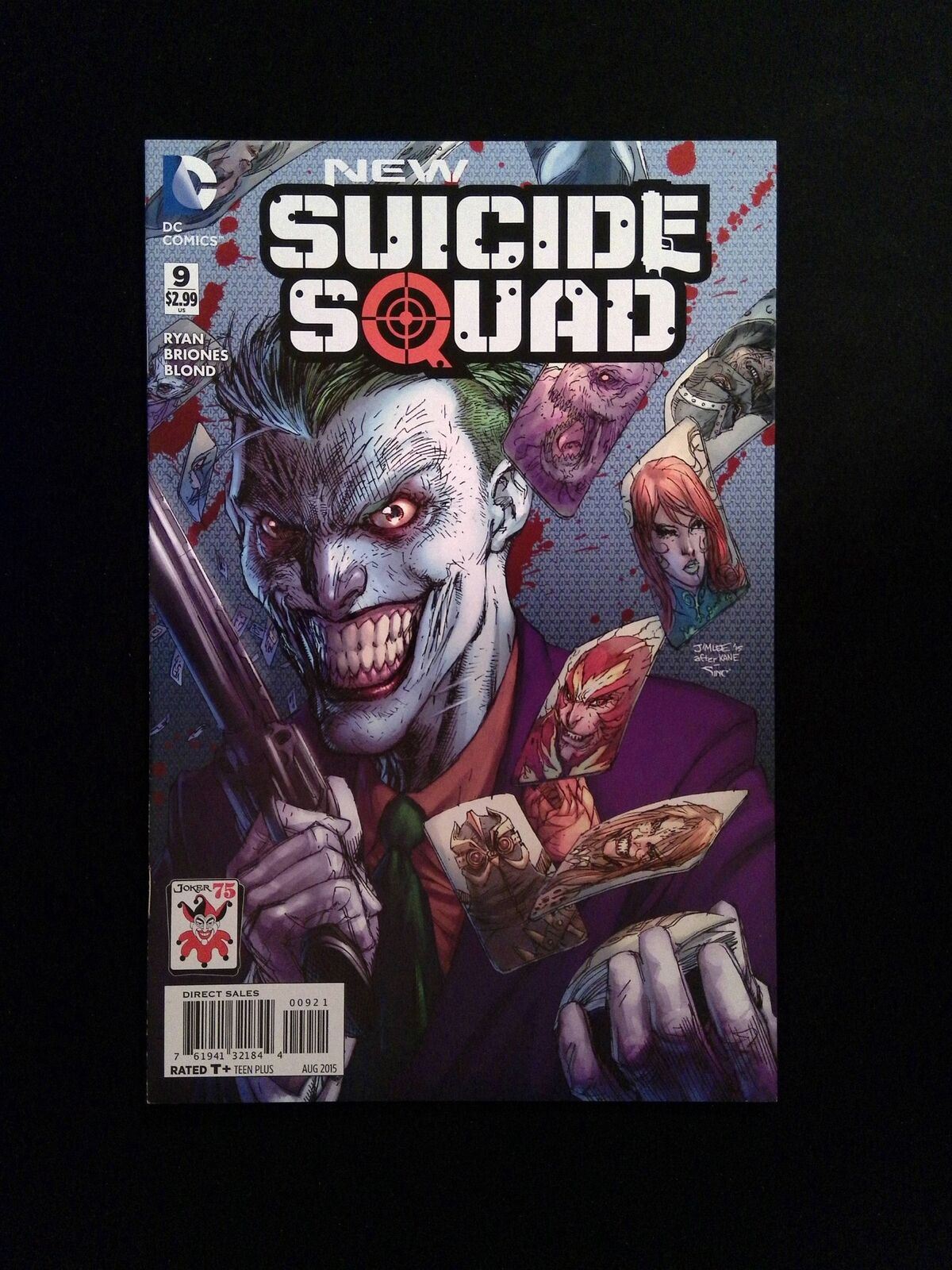 New Suicide Squad #9B  DC Comics 2015 VF/NM  Lee Joker Variant