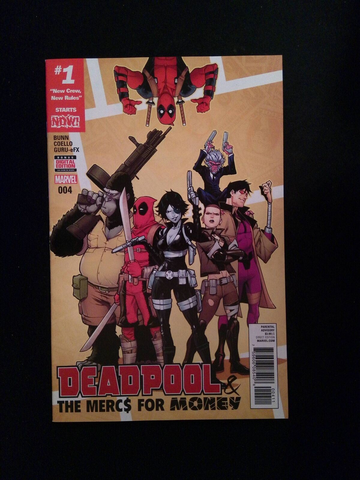 Deadpool and The Mercs for Money #4 (2ND SERIES) MARVEL Comics 2016 NM