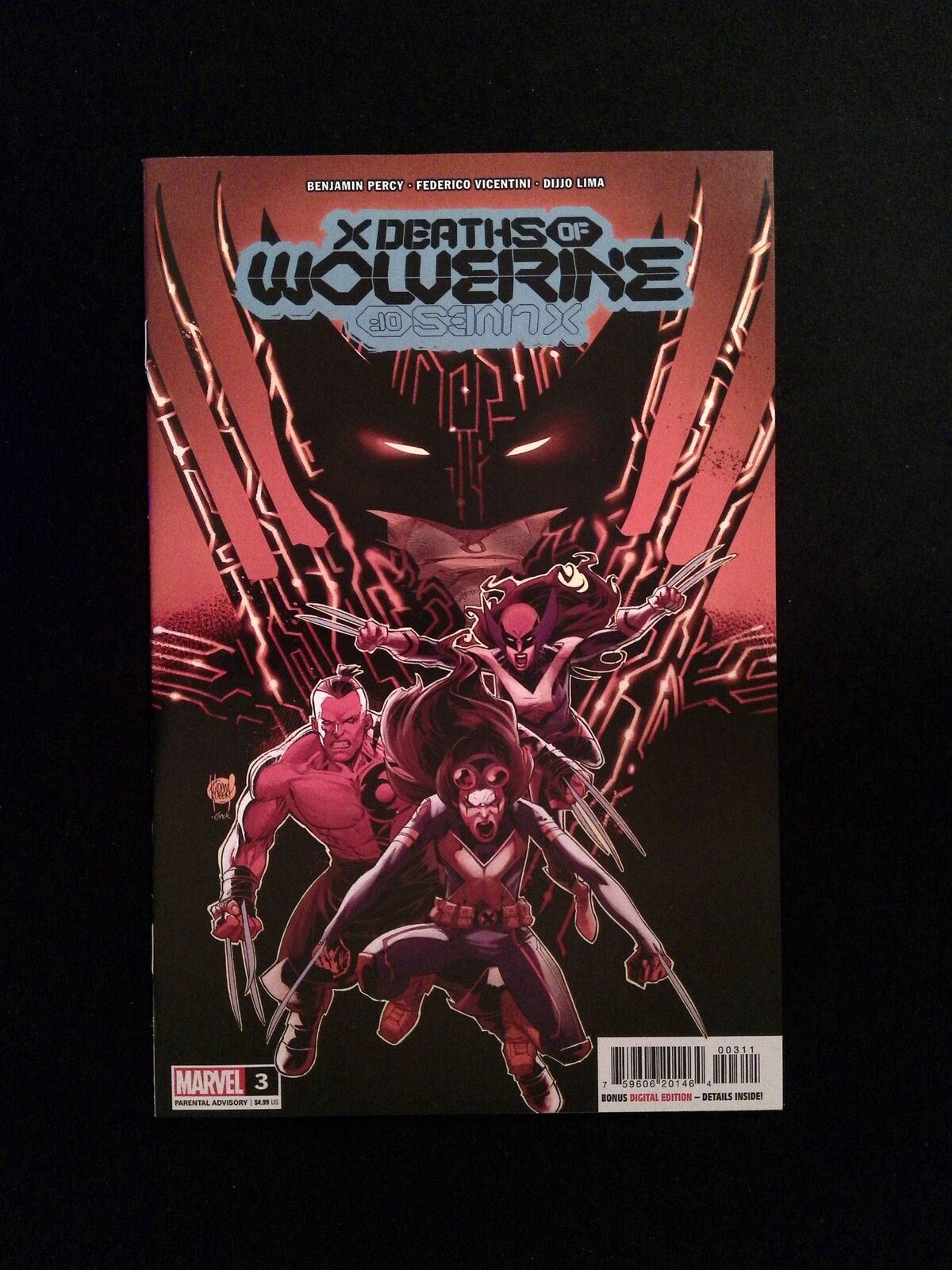 X Deaths Of Wolverine #3  MARVEL Comics 2022 NM