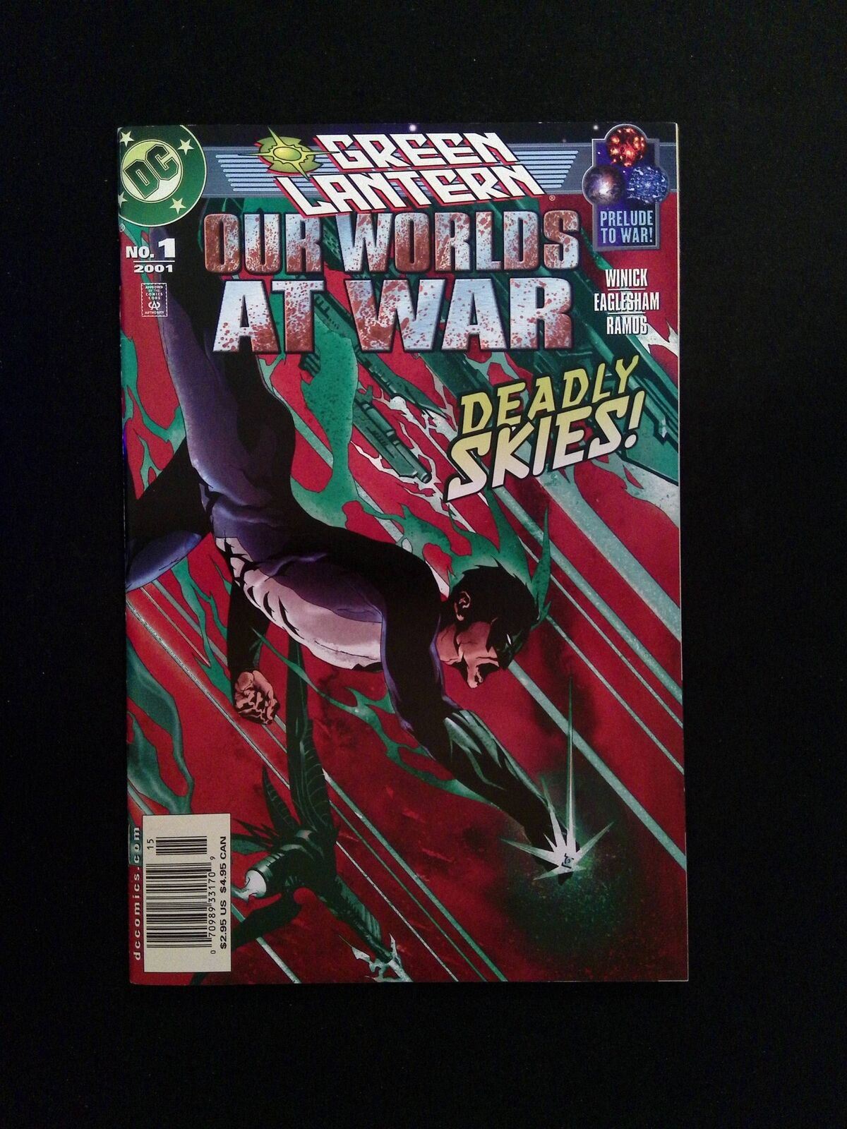 Green Lantern Our Worlds at War #1  DC Comics 2001 VF/NM NEWSSTAND