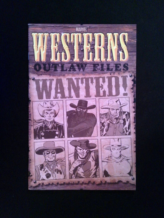 Marvel Westerns Outlaw Files #1  Marvel Comics 2006 NM