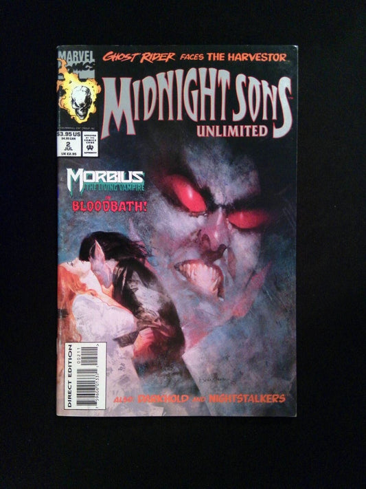 Midnight Sons Unlimited #2  Marvel Comics 1993 VF+
