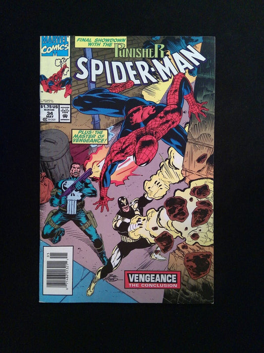 Spider-Man #34  Marvel Comics 1993 VF- Newsstand