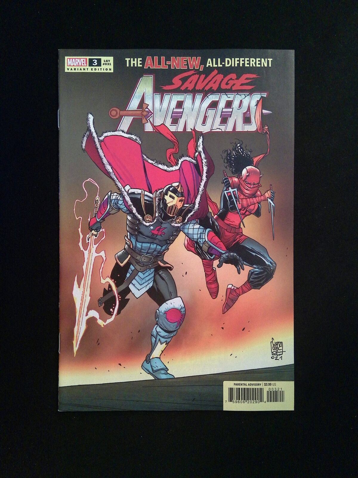 Savage Avengers #3B  MARVEL Comics 2022 NM-  CAMUNCOLI VARIANT