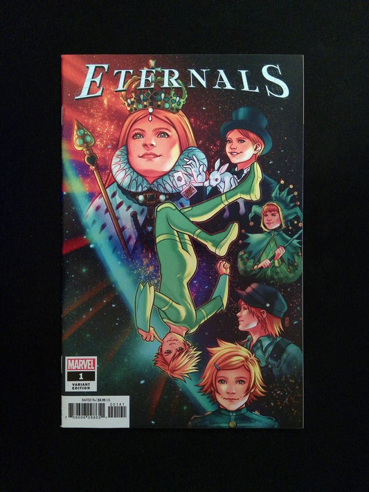 Eternals #1RI.B (5th Series) Marvel Comics 2021 NM-  1/25 Variant