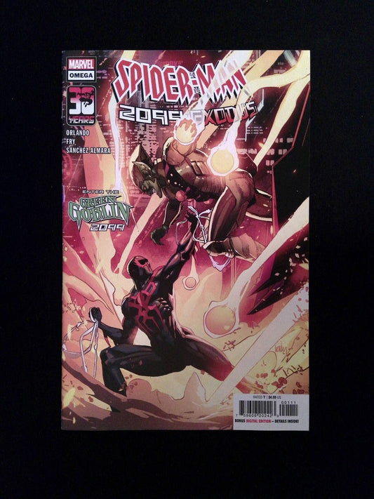Spider-Man 2099 Exodus Omega #1  MARVEL Comics 2022 NM-  ,
