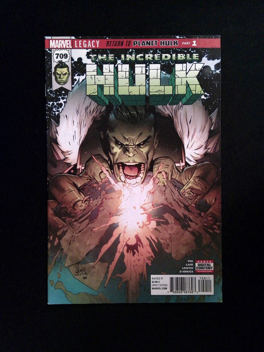 Incredible Hulk #709 (5TH SERIES) MARVEL Comics 2017 VF/NM