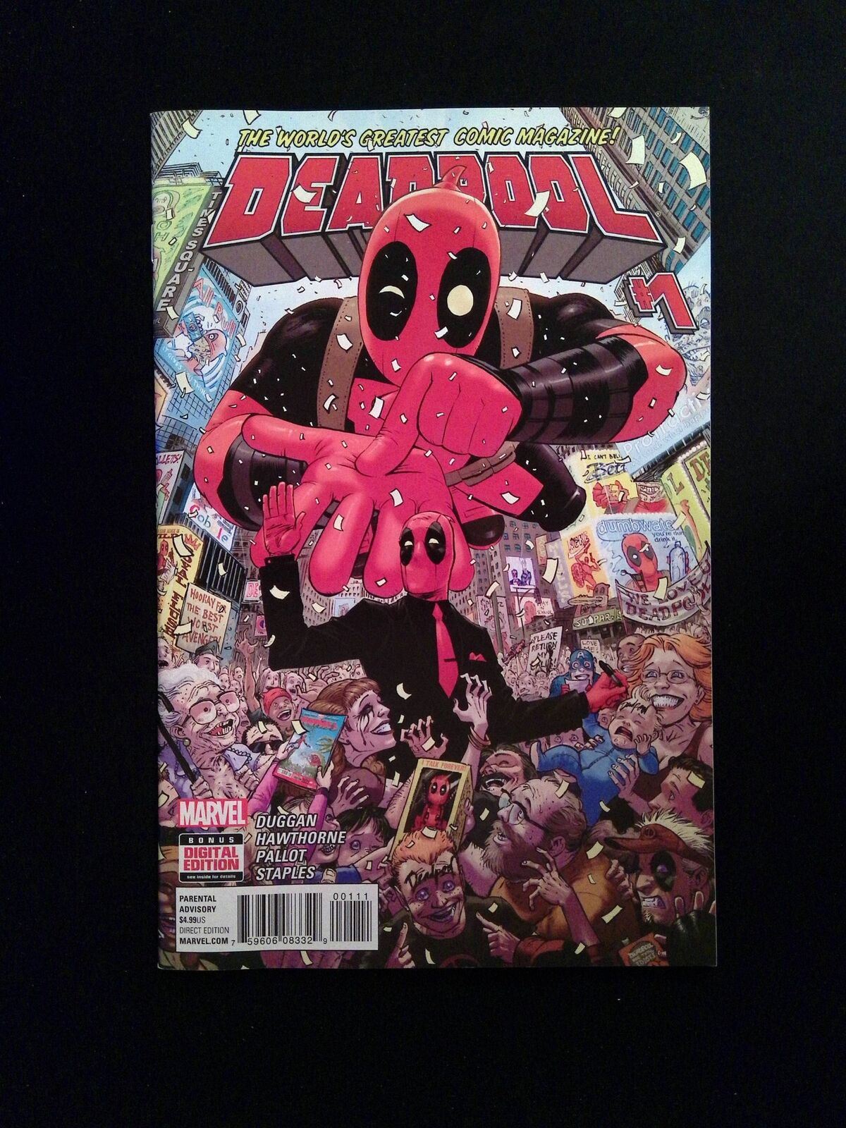 Deadpool #1 (4TH SERIES) MARVEL Comics 2016 NM