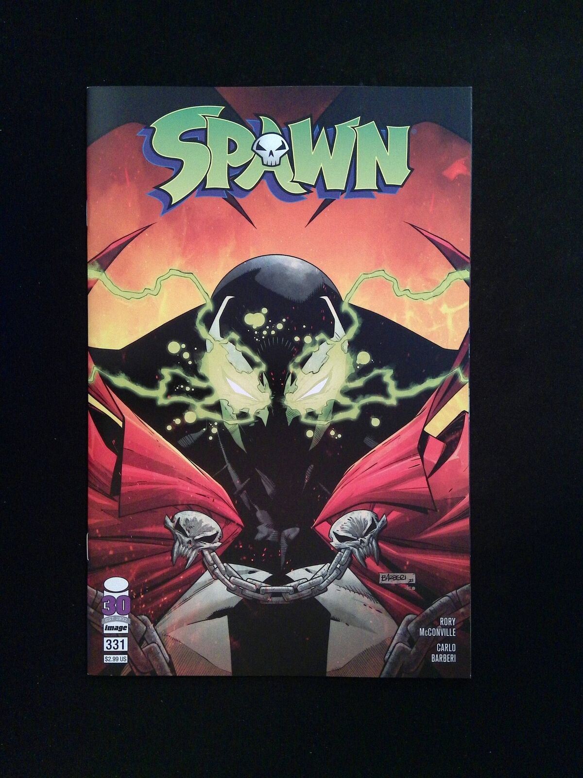 Spawn #331B  IMAGE Comics 2022 NM  BARBERI VARIANT