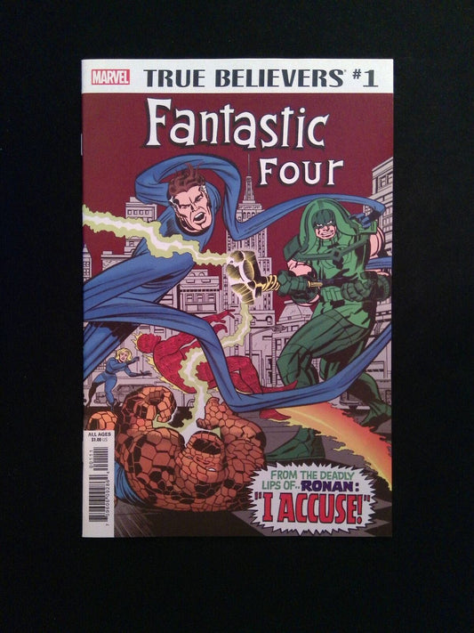 True Believers Fantastic Four Ronan and Kree #1  MARVEL Comics 2019 NM