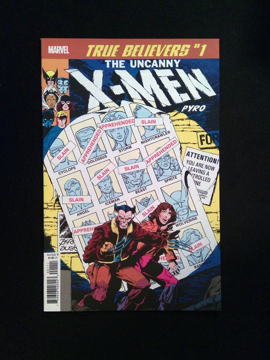 True Believers X-Men Pyro  #1  MARVEL Comics 2019 NM