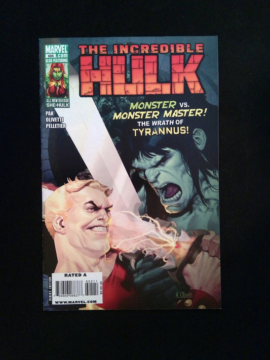 Incredible Hulk #605 (3RD SERIES) MARVEL Comics 2010 VF/NM