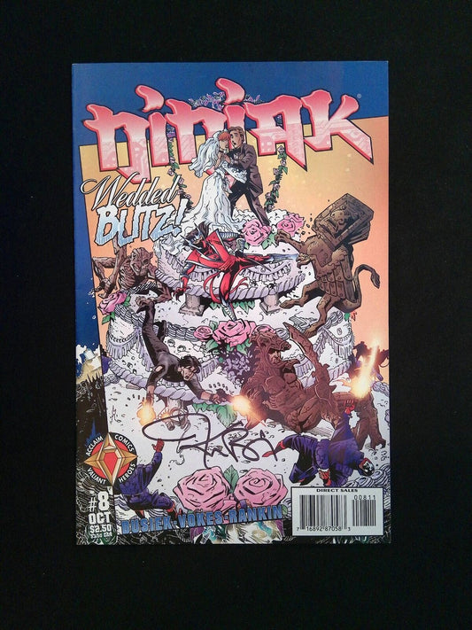 Ninjak #8 (2nd Series) Acclaim Comics 1997 VF+  SIGNED BY KURT BUSIEK