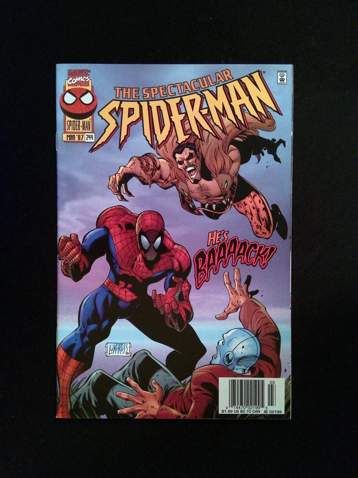 Spectacular Spider-Man #244  Marvel Comics 1997 VF+ Newsstand