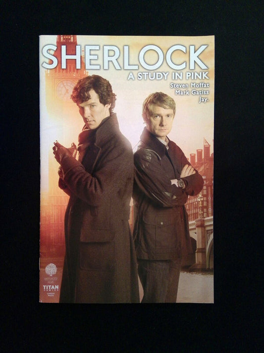 Sherlock A Study in Pink #1B  TITAN Comics 2016 NM-  MOFFAT VARIANT