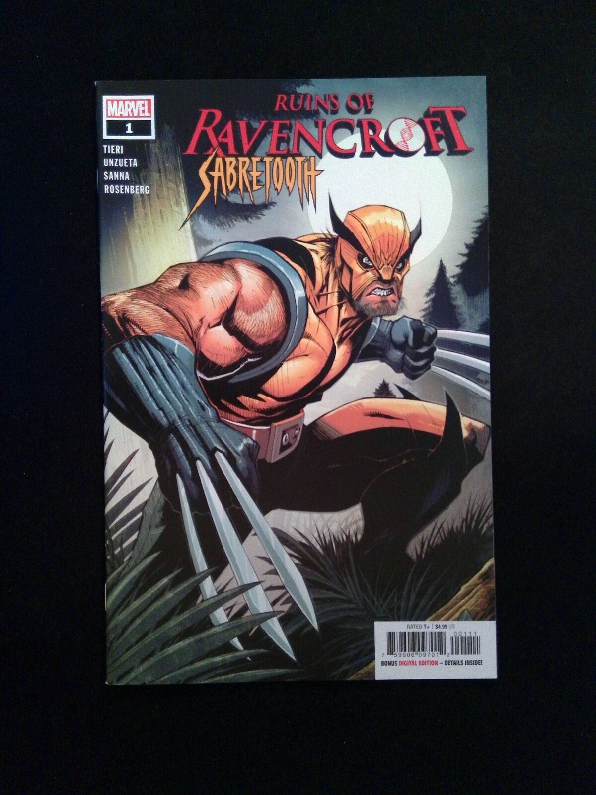 Ruins of Ravencroft Sabretooth #1  MARVEL Comics 2020 NM