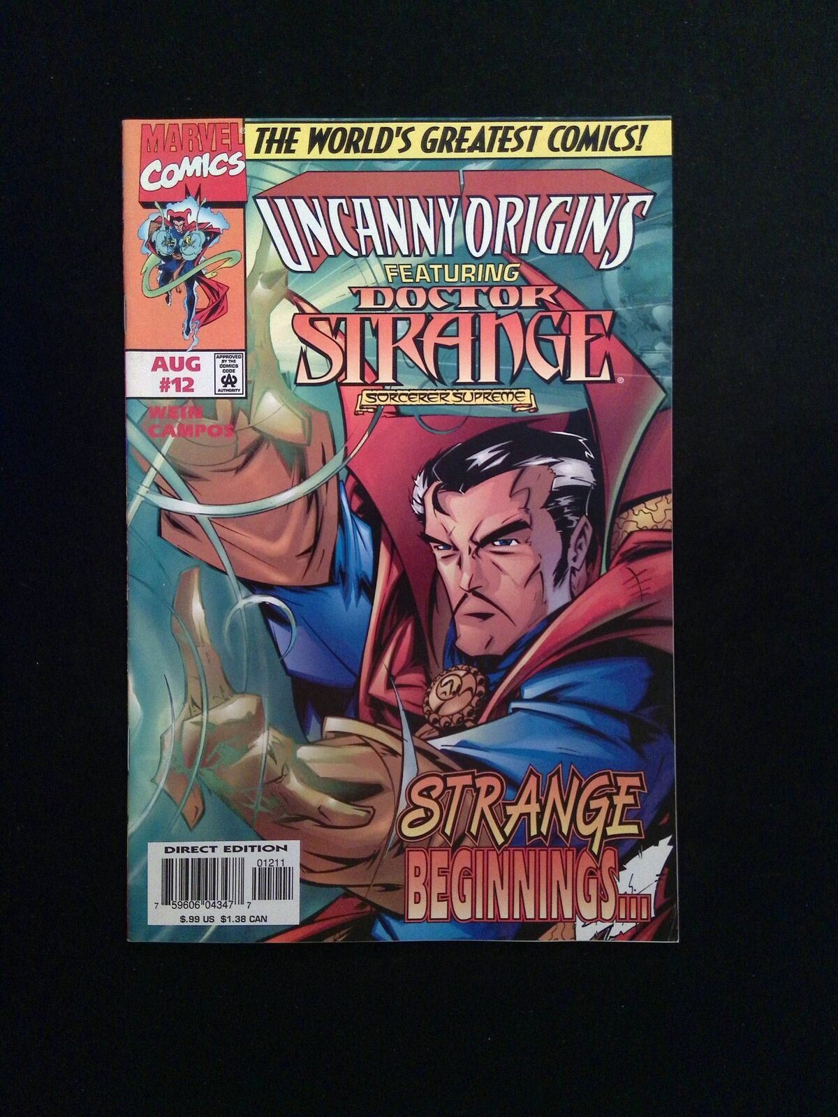 Uncanny Origins  #12  MARVEL Comics 1997 VF+